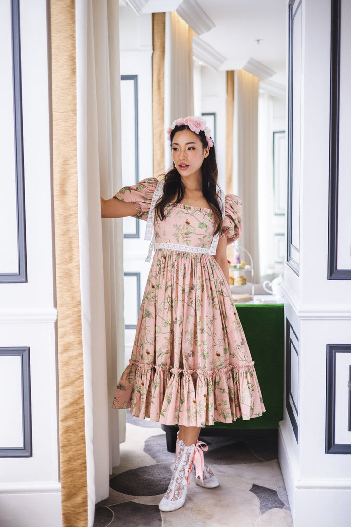 Fairy Tong dress Garden Fairy Magic Midi Dress - Veiled Rose