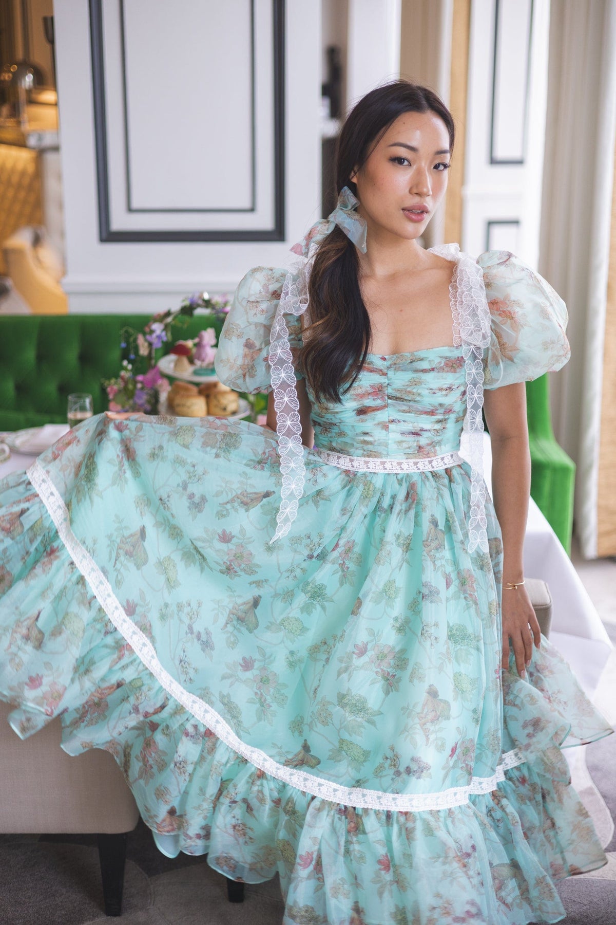 Mint Magic Fairy Soirée Midi Dress