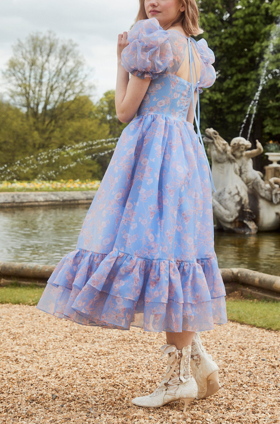 Narcissus Fairy Princess Dress - Cornflower Blue Fairy Tong Narcissus Fairy Princess Dress - Cornflower Blue Fairy Tong