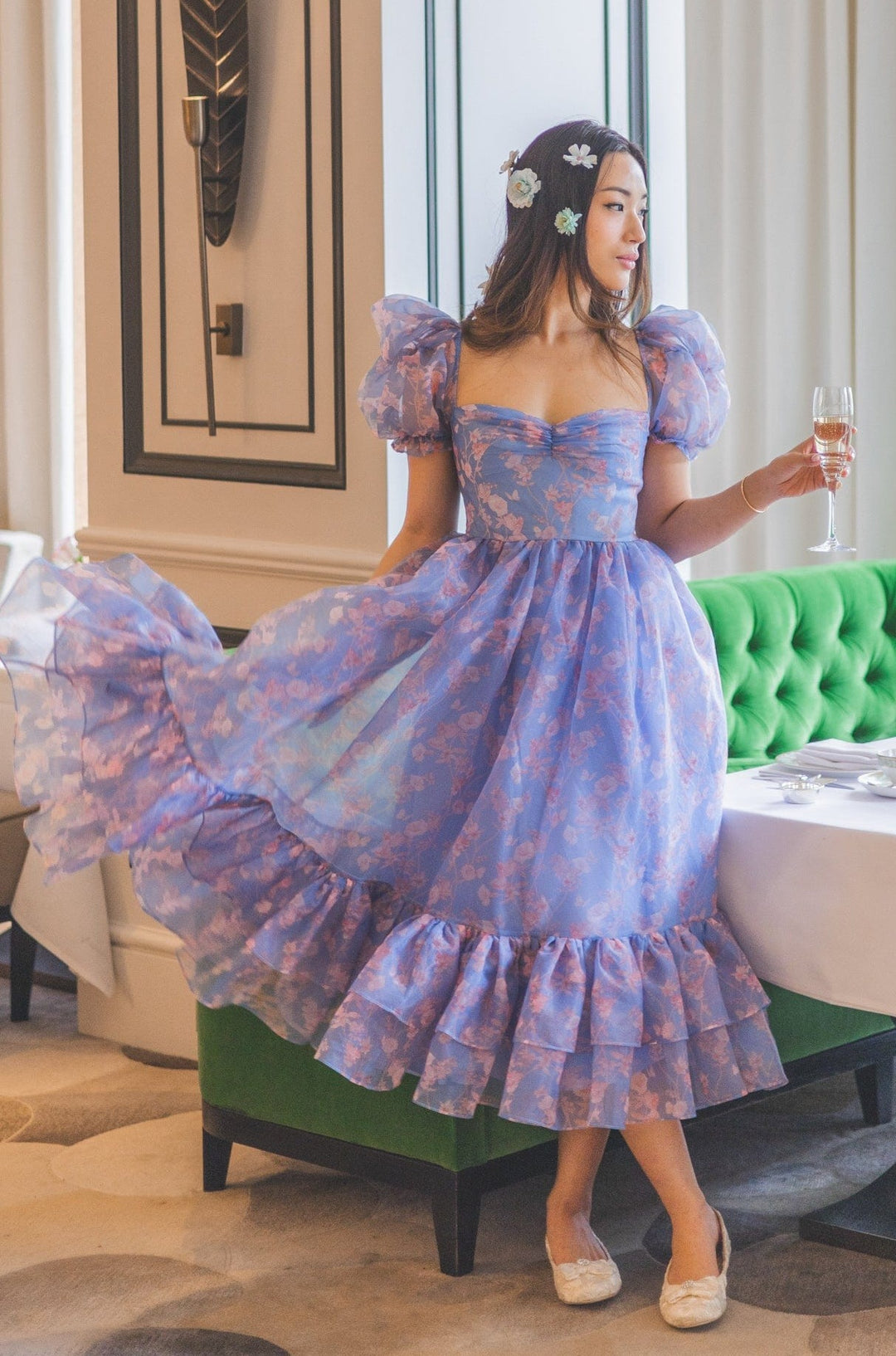 Narcissus Fairy Princess Dress - Cornflower Blue Fairy Tong Narcissus Fairy Princess Dress - Cornflower Blue Fairy Tong