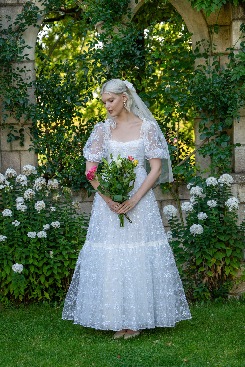 Aurora Butterfly Gown - Apricot