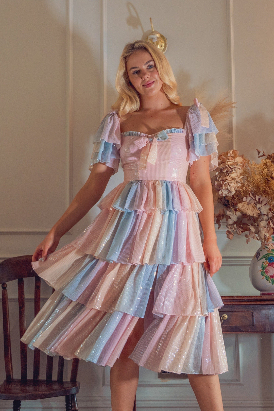 Rainbow Dreamtopia Sequin Dress Fairy Tong Rainbow Dreamtopia Sequin Dress Fairy Tong