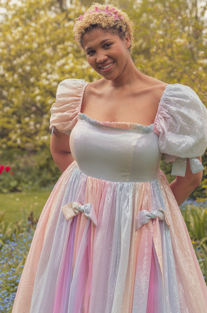 Fairy Tong dress Rainbowland Sequin Midi Dress