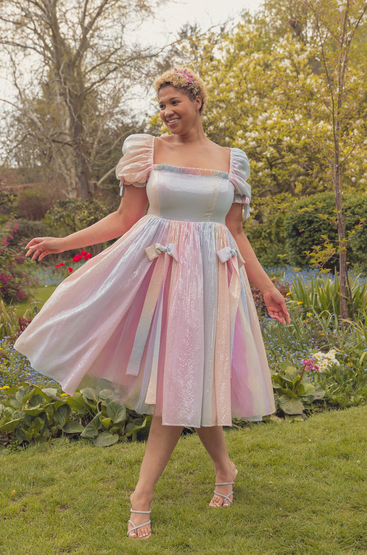 Fairy Tong dress Rainbowland Sequin Midi Dress