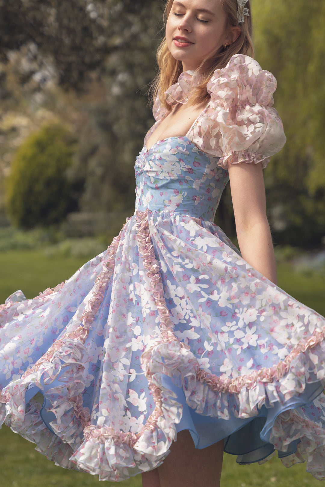 Fairy Tong dress Rose Princess Dress - Periwinkle Blue