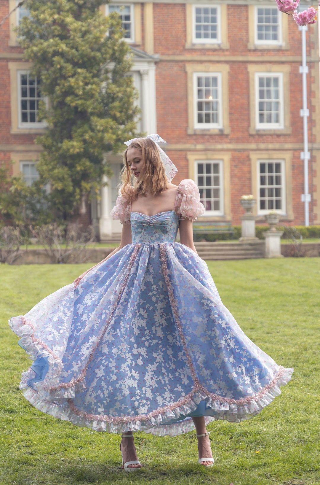 Fairy Tong dress Rose Princess Gown - Periwinkle Blue