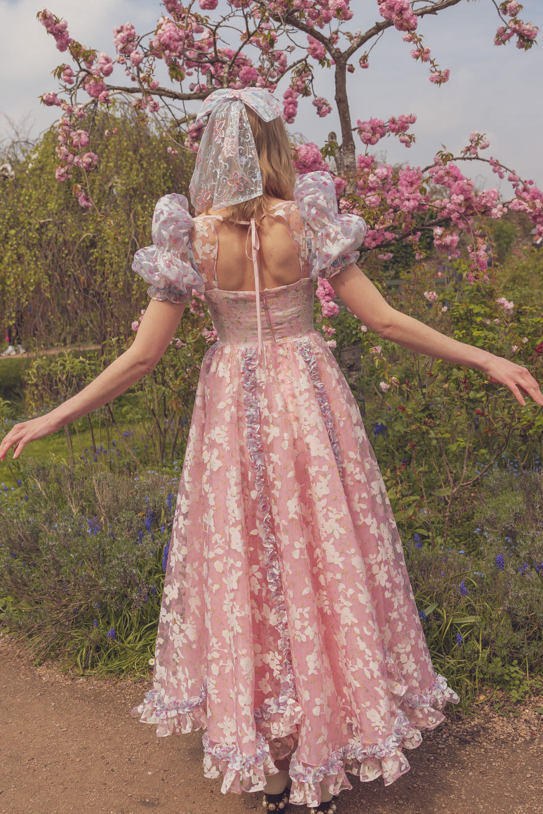 Fairy Tong dress Rose Princess Gown - Pink Blush