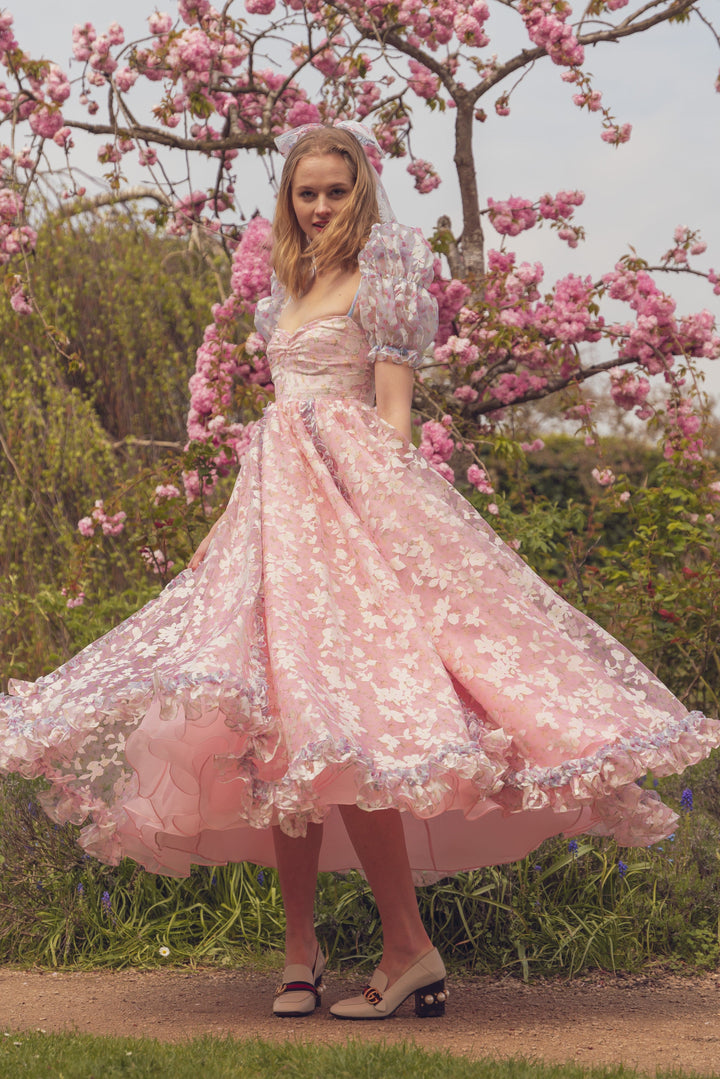 Fairy Tong dress Rose Princess Gown - Pink Blush