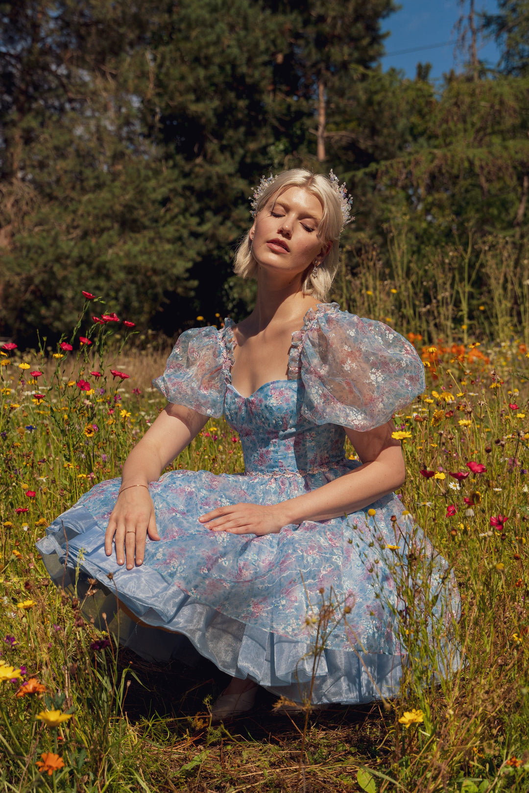 Runaway Princess Dress with Train