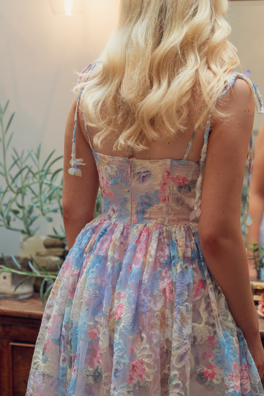Water Lily & Butterfly Midi Dress Fairy Tong Water Lily & Butterfly Midi Dress Fairy Tong