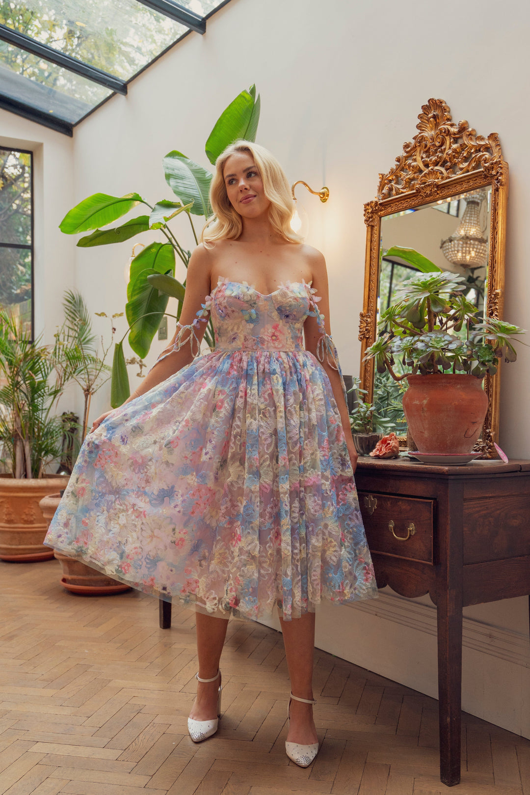 water lilies organza palmerston dress Water Lilies Organza Palmerston Dress