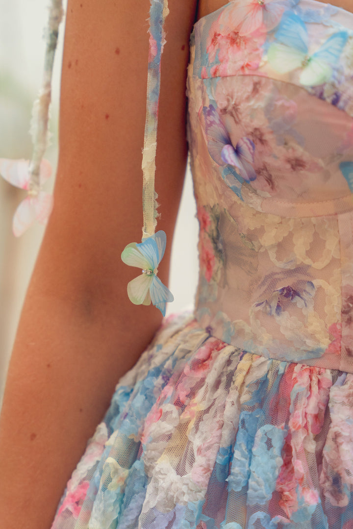 Fairy Tong dress Water Lily & Butterfly Midi Dress