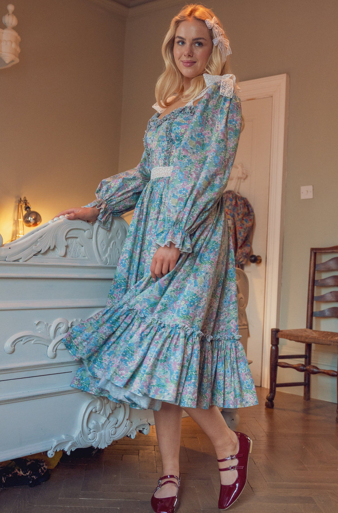 Fairy Tong dress Wild Meadow Magic Midi Dress - Pastel