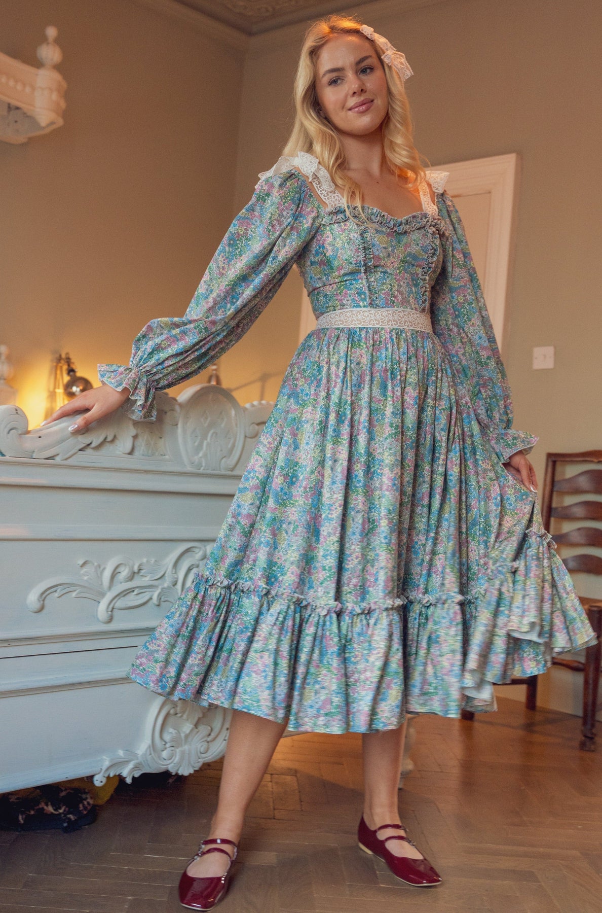 Wild Meadow Magic Midi Dress