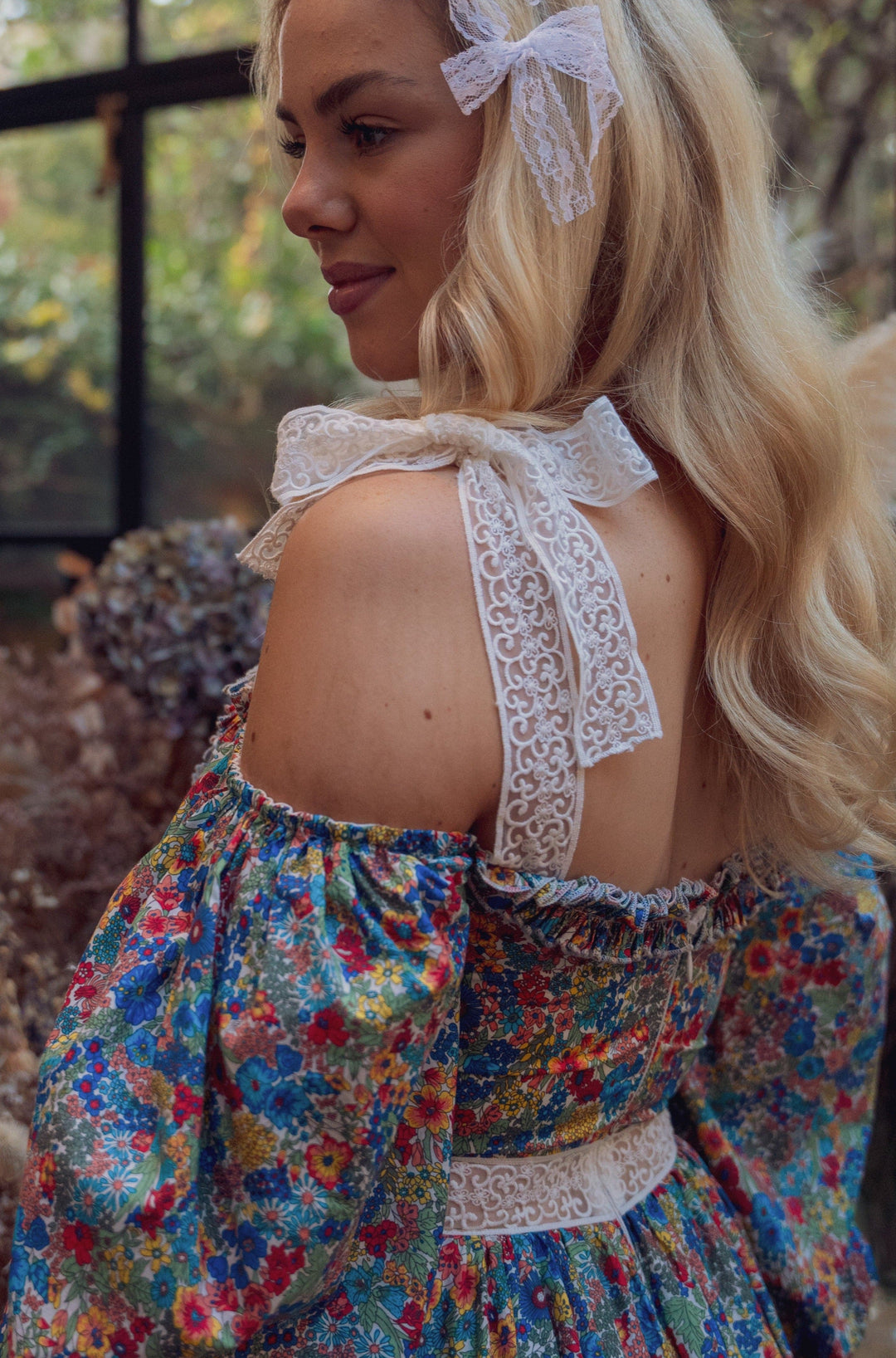vibrant floral midi dress FLORAL MIRAGE MIDI DRESS | CULT MIA