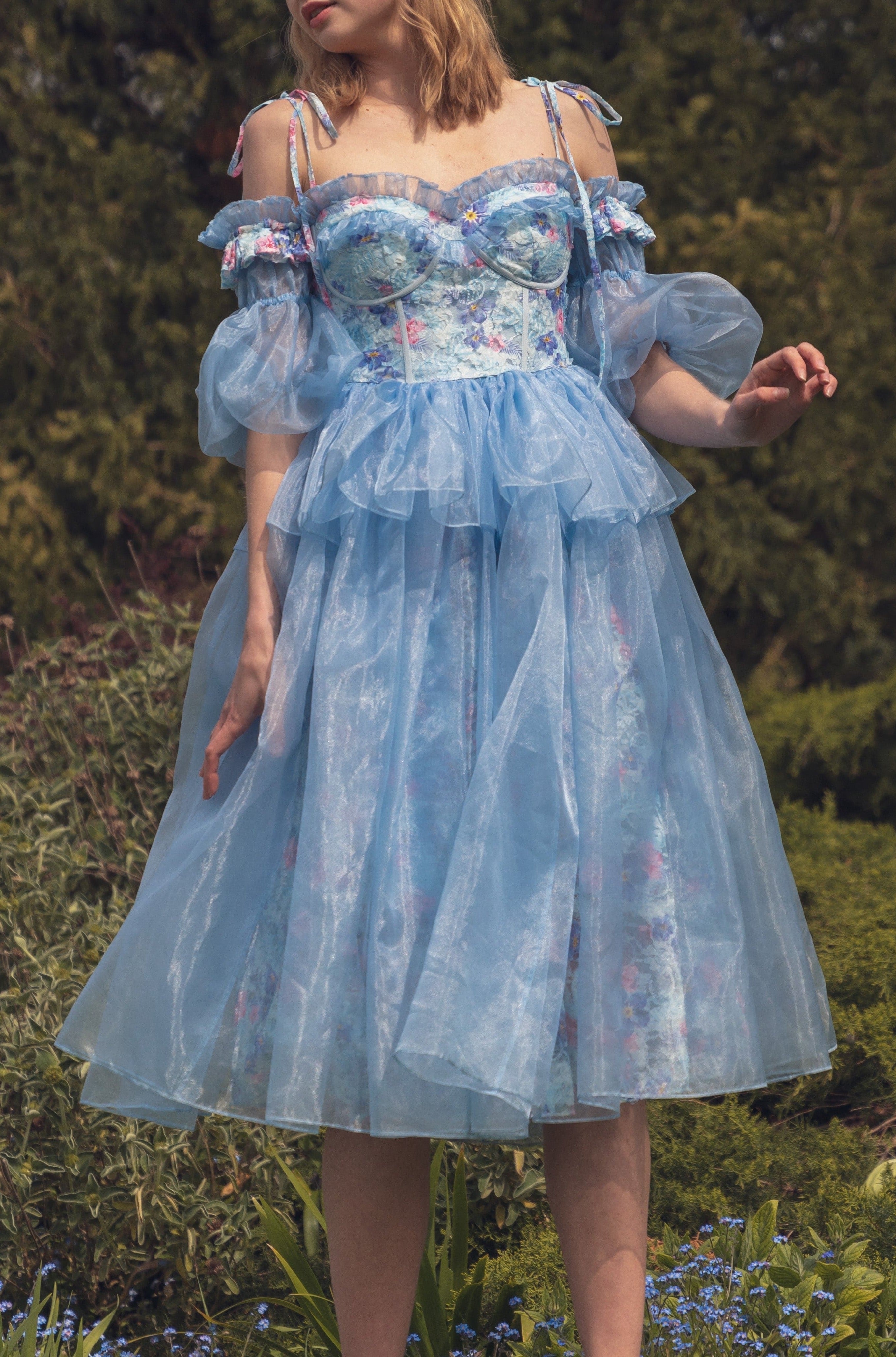 Wildflower Sea Midi Dress – Fairy Tong