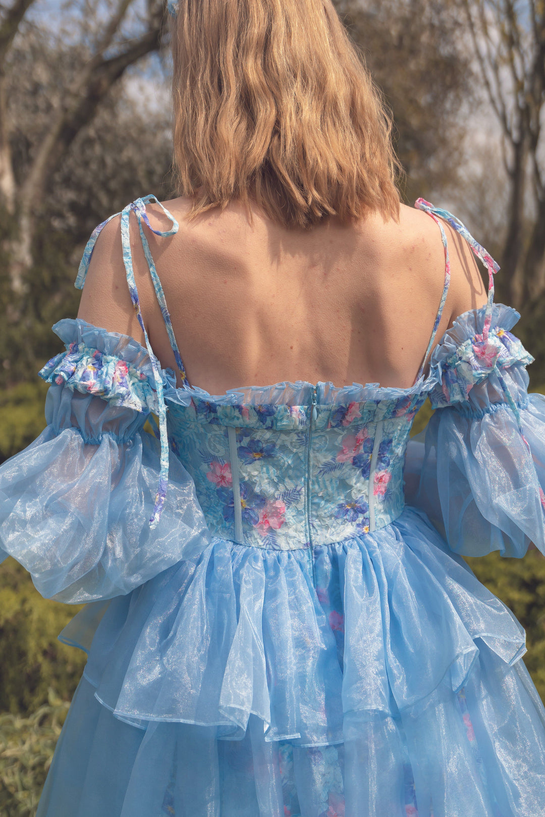 Wildflower Sea Midi Dress Fairy Tong Wildflower Sea Midi Dress Fairy Tong