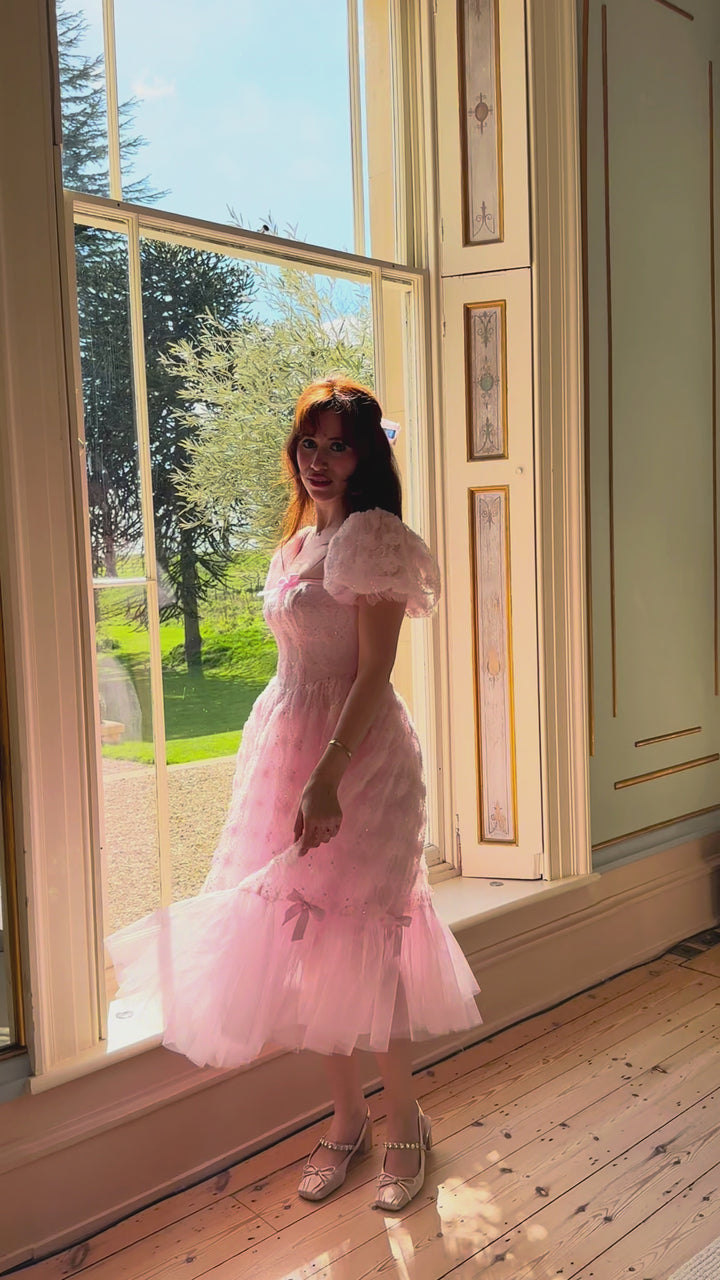 Rosette Ballet Midi Dress