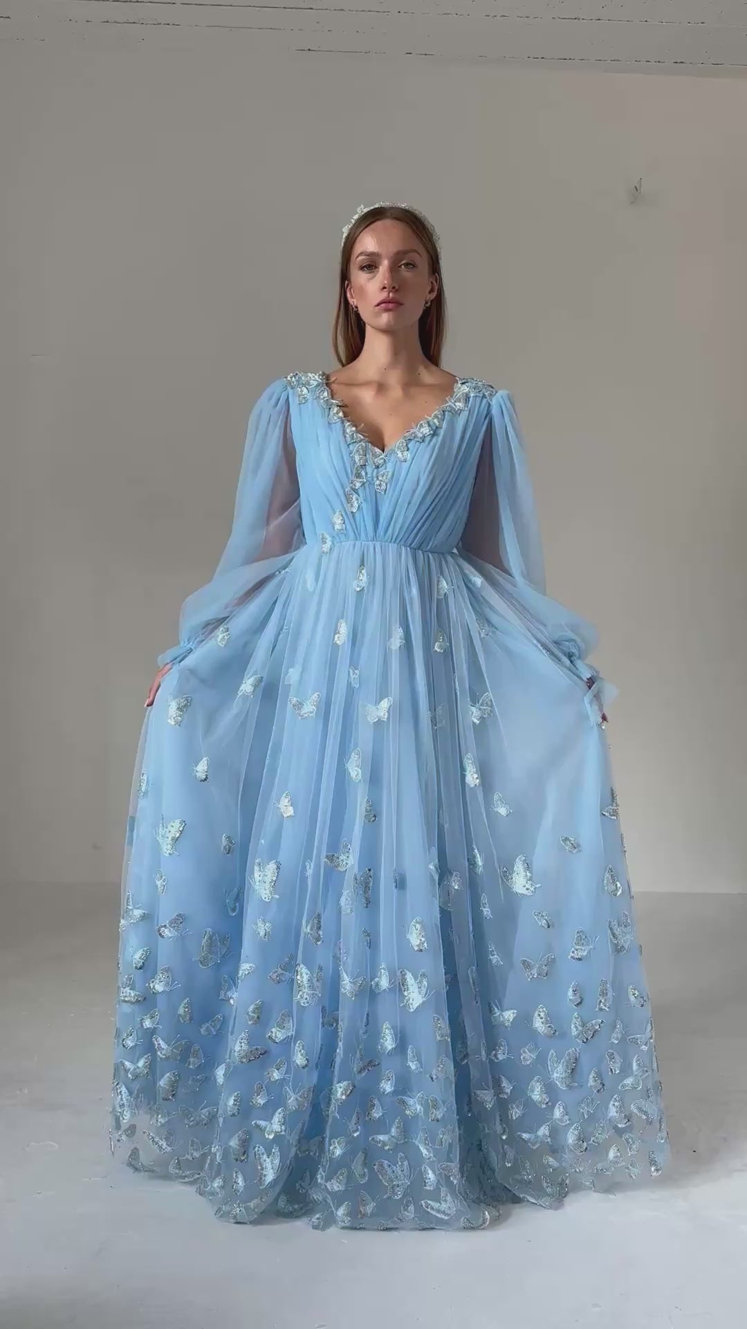 The 5th Butterfly Crystal Gown