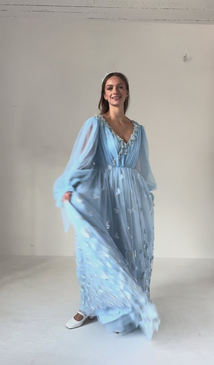 The 5th Butterfly Crystal Gown