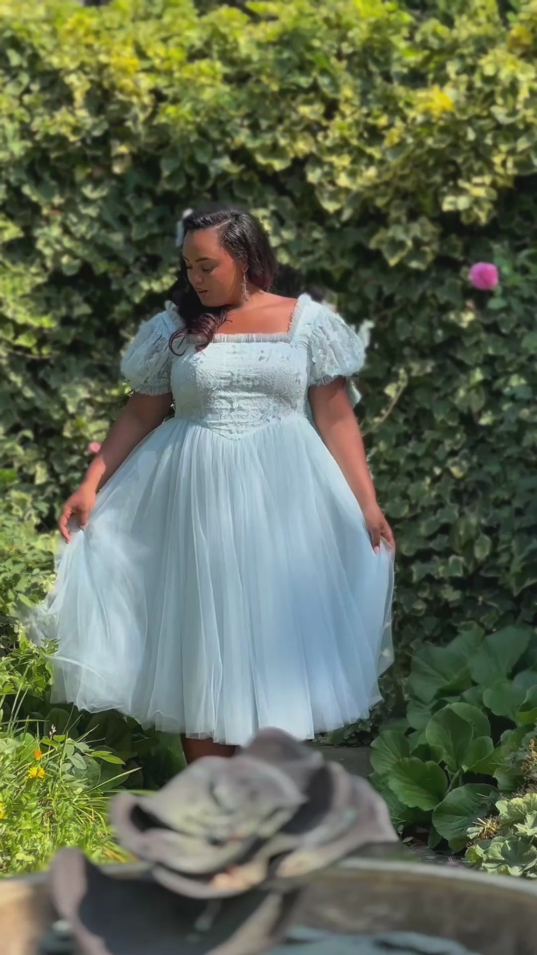 Iris Ballerina Lace Midi Dress