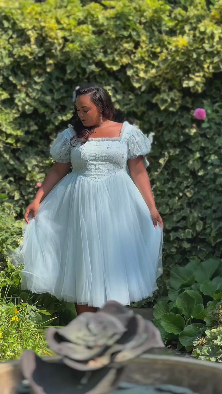 Iris Ballerina Lace Midi Dress