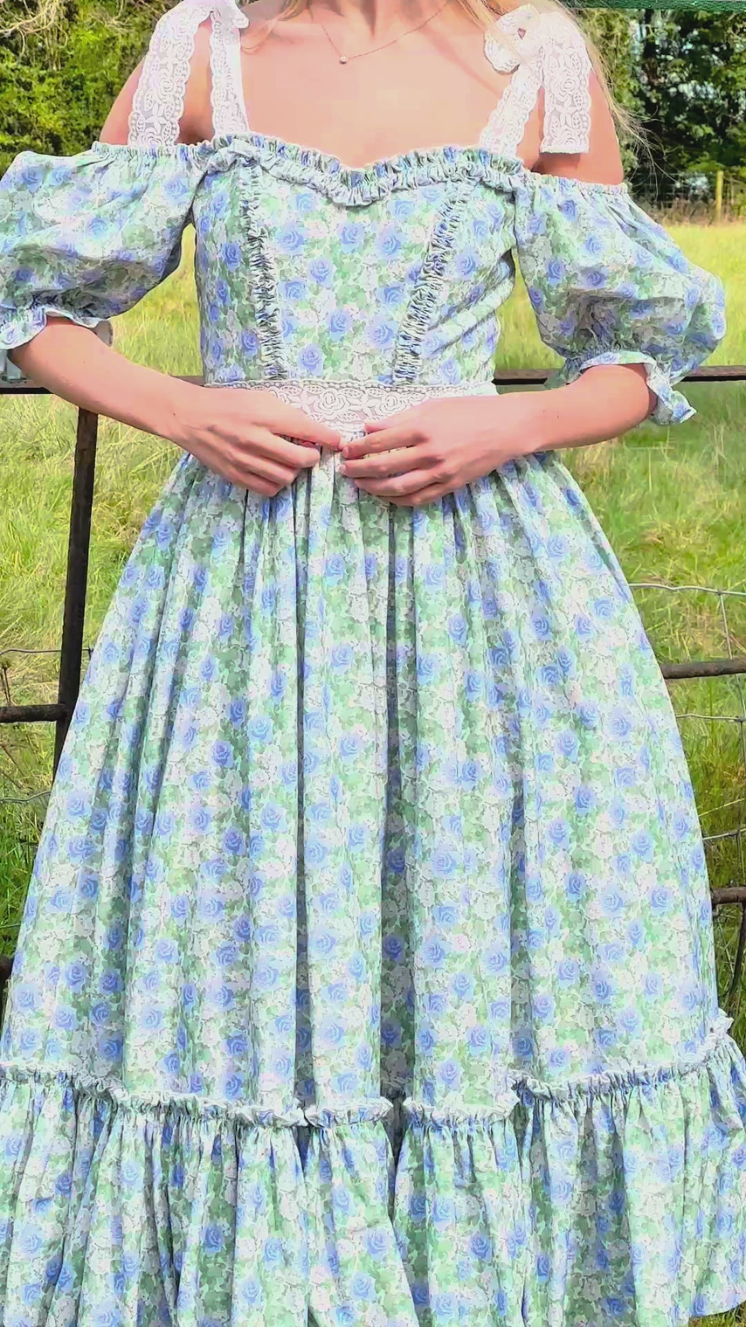 Wild Rose Magic Midi Dress