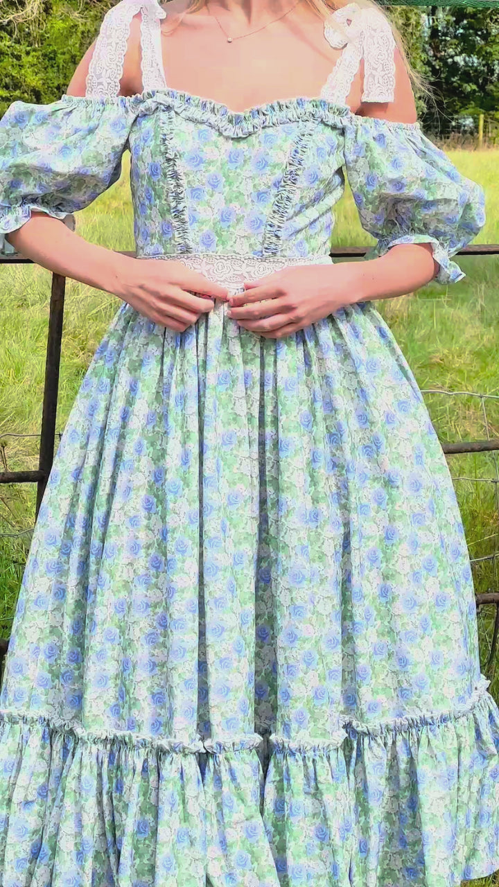 Wild Rose Magic Midi Dress