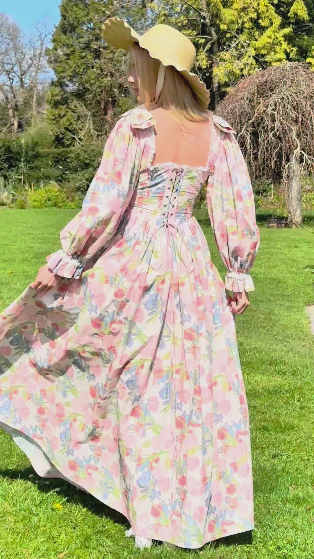 Blooming Dreamscape Maxi Dress