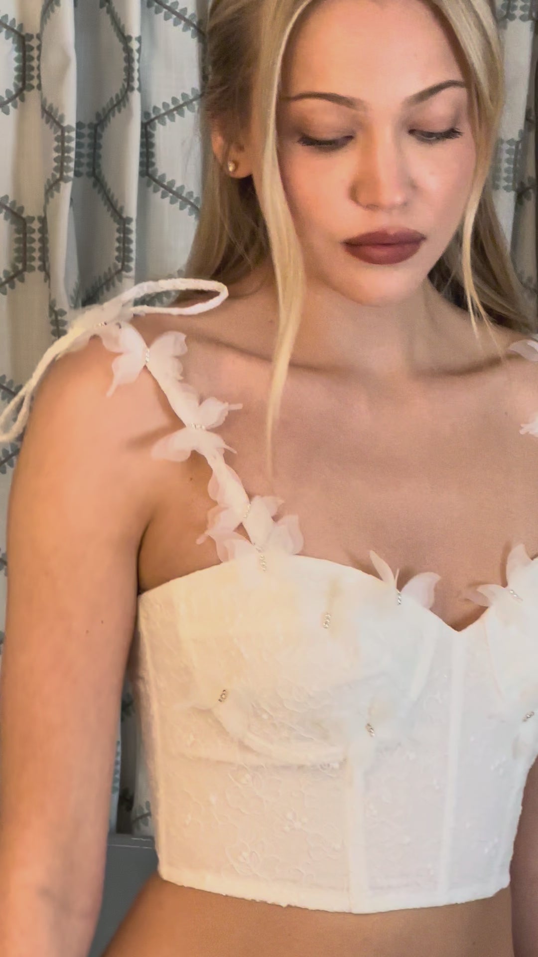 Camellia & Butterfly Corset