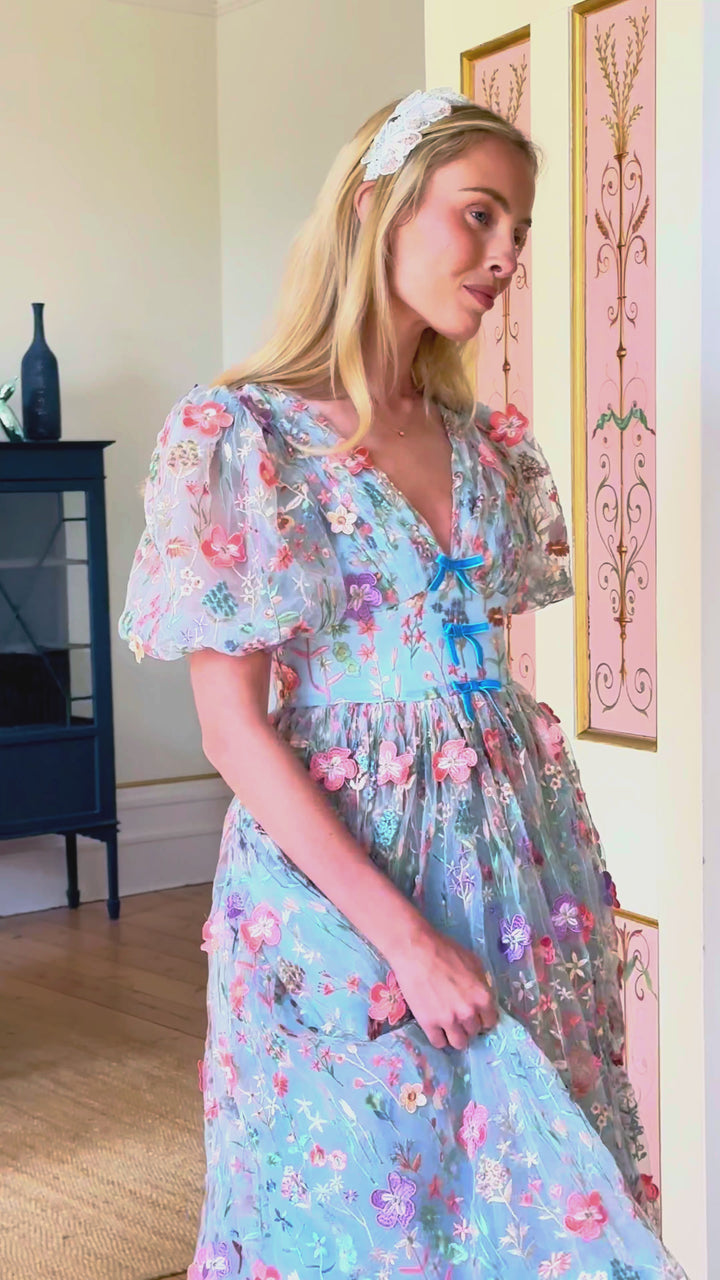 Enchanted Meadow Gown - Blue