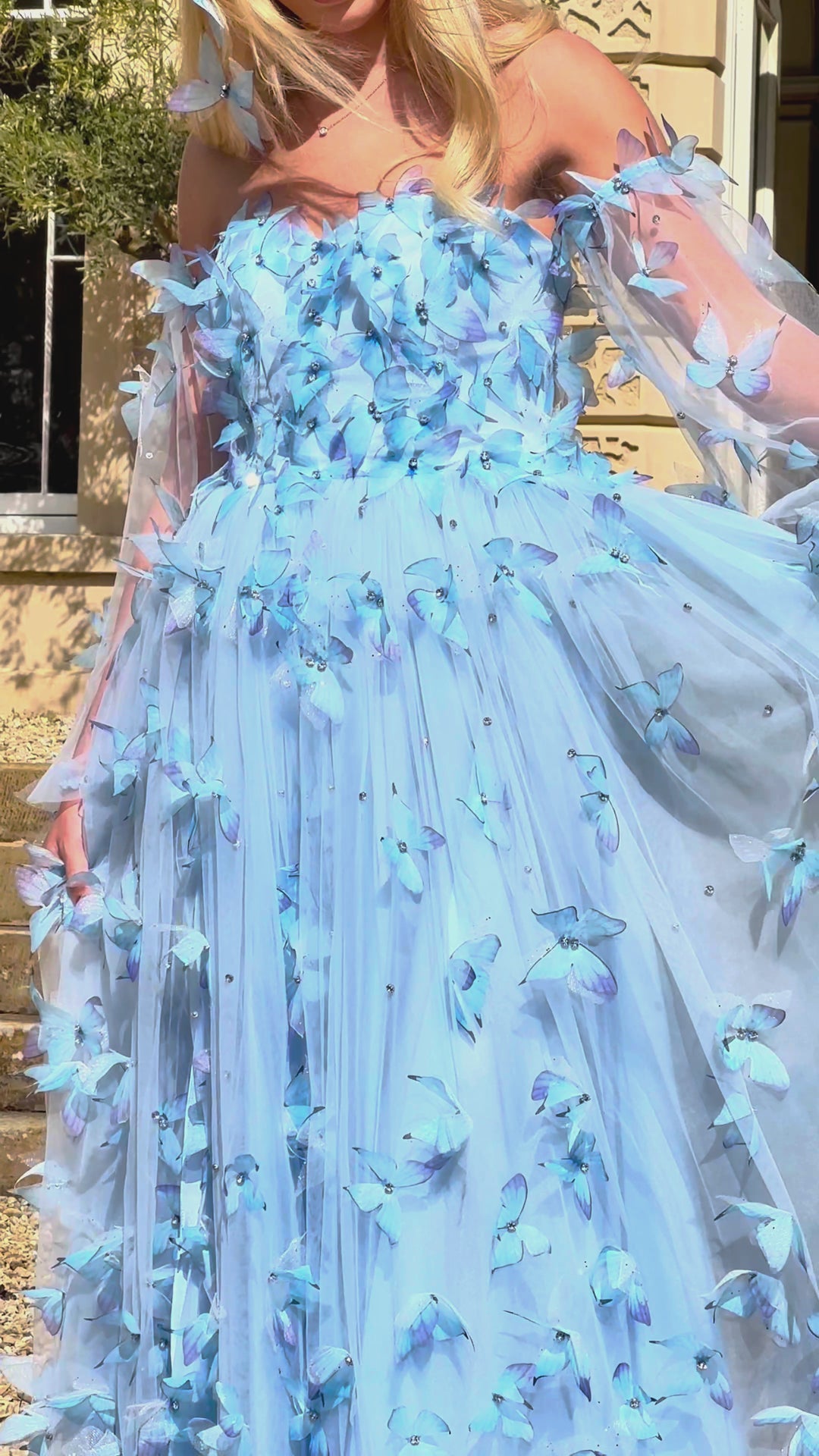 Morpho Fairytale Gown - Crystal Blue