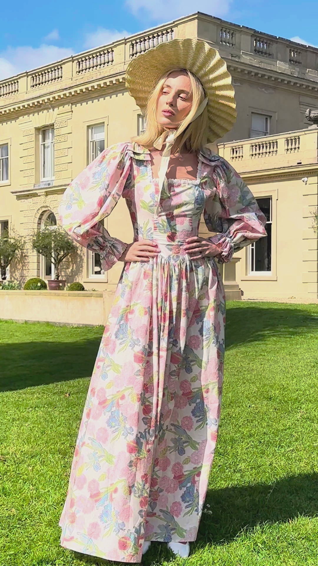 Blooming Dreamscape Maxi Dress