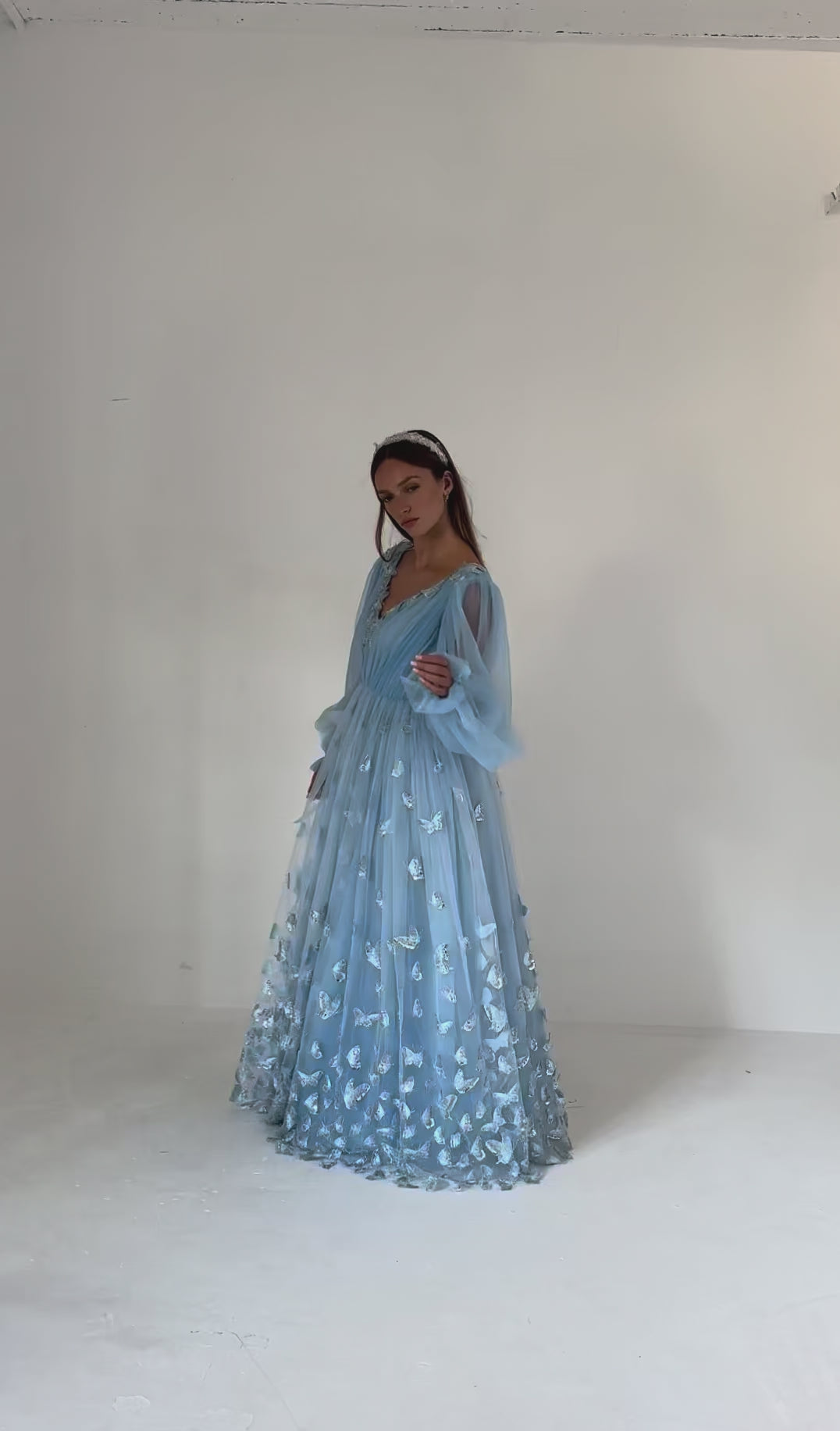 The 5th Butterfly Crystal Gown
