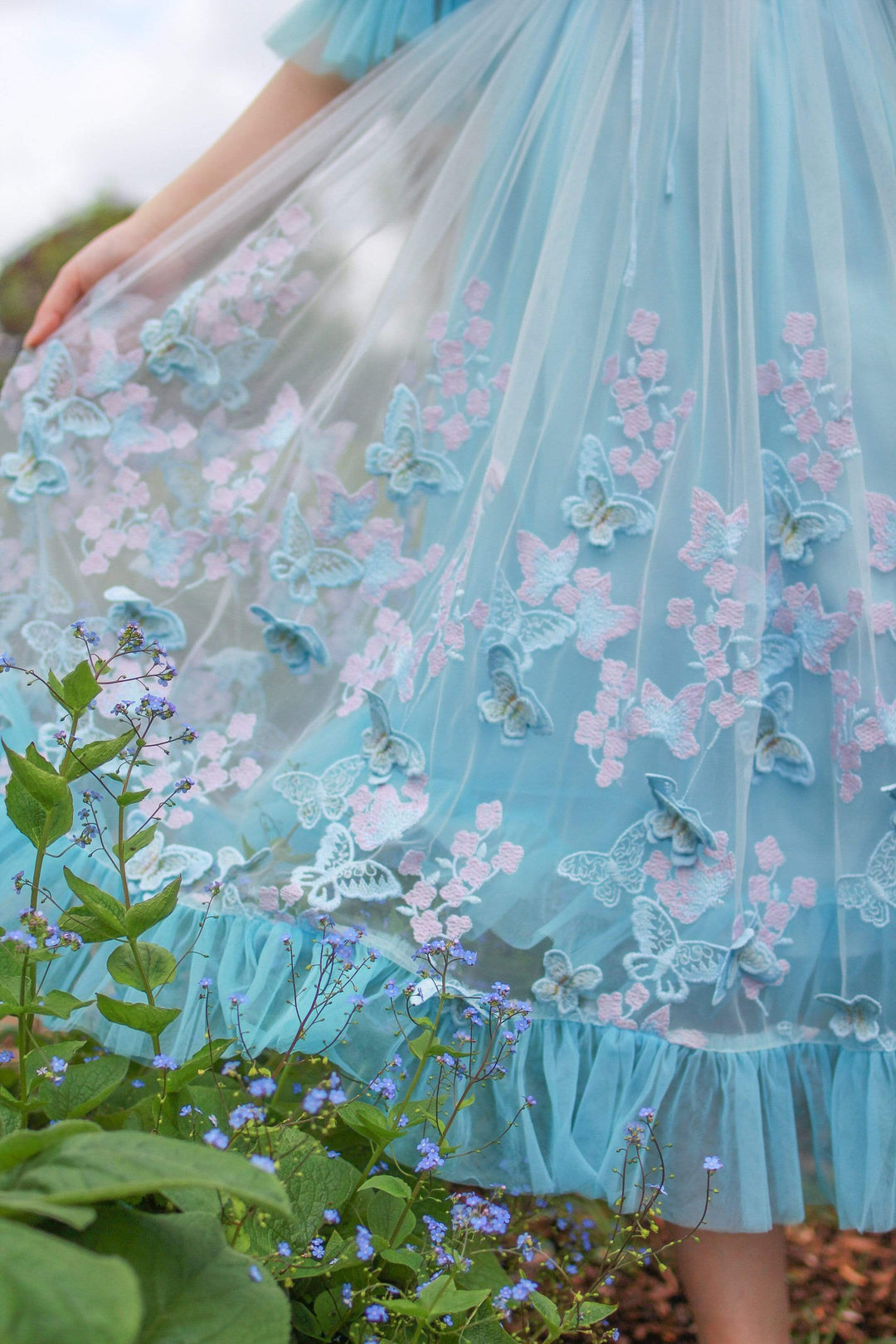 Aurora Butterfly Dress - Baby Blue Fairy Tong Aurora Butterfly Dress - Baby Blue Fairy Tong