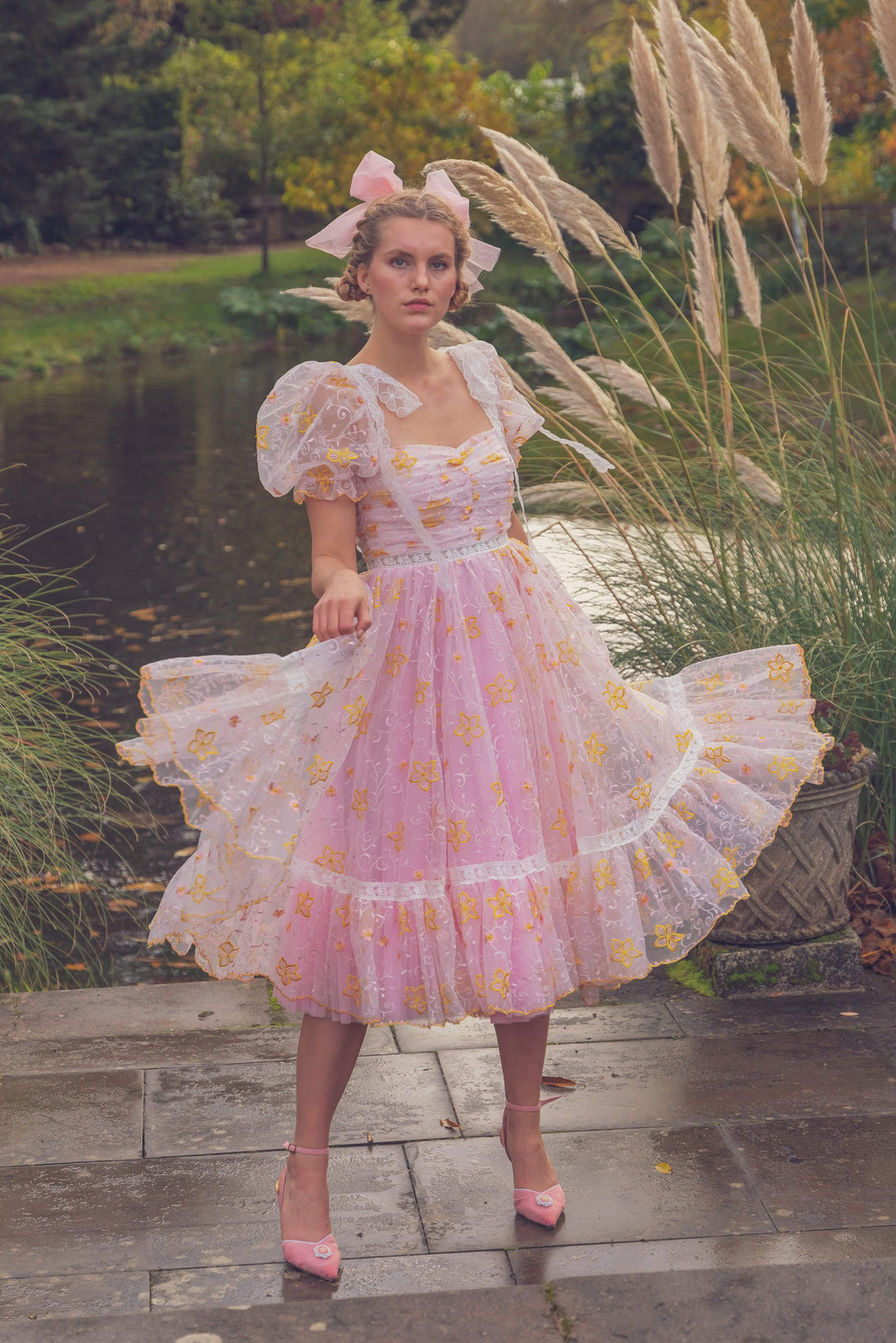 Fairy Tong dress Pink Magic Midi Dress