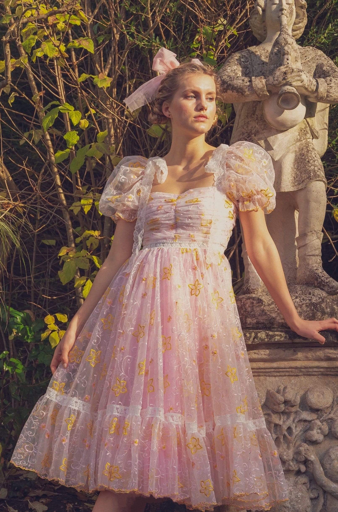 Pink Magic Midi Dress Fairy Tong Pink Magic Midi Dress Fairy Tong